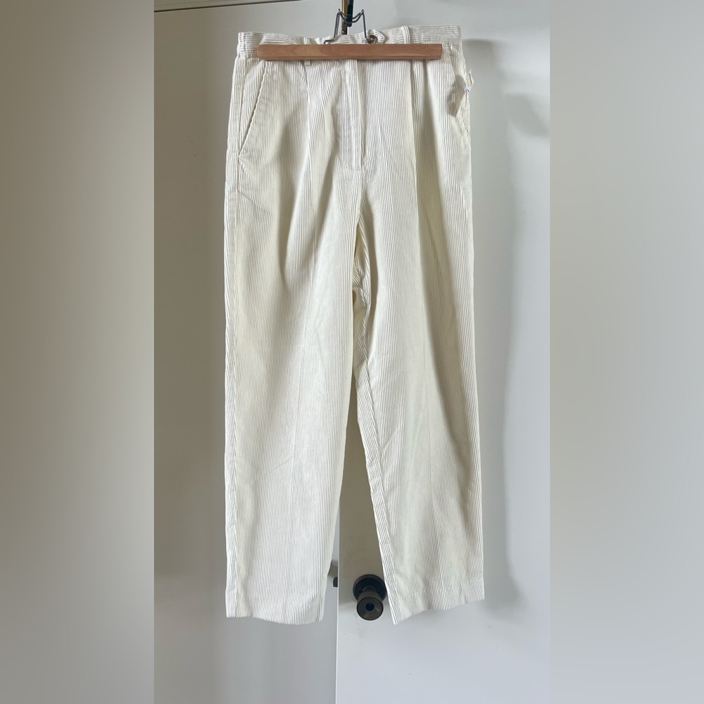 CORDUROY STRAIGHT LEG PANTS